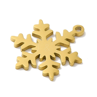 5Pcs Christmas 201 Stainless Steel Pendants STAS-Z068-01G-02-1