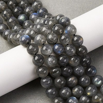 Natural Labradorite Beads Strands G-H326-01-8mm-1