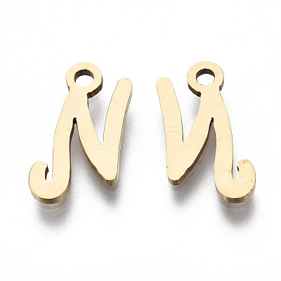 201 Stainless Steel Charms STAS-T044-217G-N-1