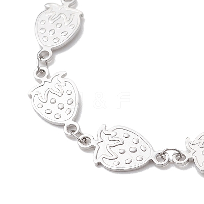 304 Stainless Steel Link Chains Bracelets BJEW-JB13023-02-1