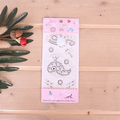 Self Adhesive Mobile Phone Stickers AJEW-TAC0025-05E-1