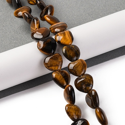 Natural Tiger Eye Beads Strands G-I372-A14-02-1