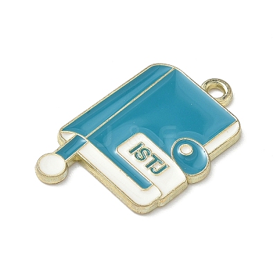MBTI Theme Alloy Enamel Pendants LS-ENAM-I083-01G-05-1