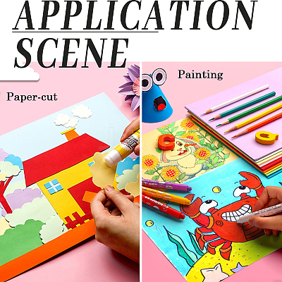 50Pcs A4 Craft Paper Cardstock DIY-SP0003-11B-1