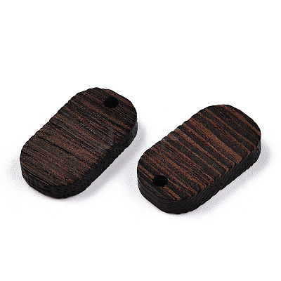 Natural Wenge Wood Pendants WOOD-T023-71B-01-1