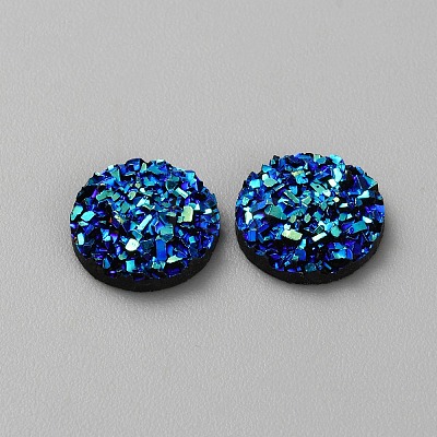 Druzy Resin Decoden Cabochons RESI-WH20007-01J-1