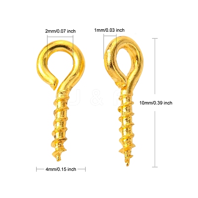 Iron Screw Eye Pin Peg Bails X-E562Y-G-1