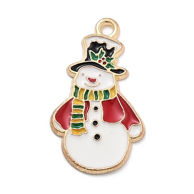 Christmas Theme Alloy Enamel Pendants X1-ENAM-D060-04B-1