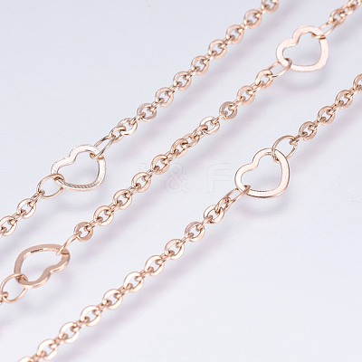 Ion Plating(IP) 304 Stainless Steel Cable Chains CHS-E017-01RG-1