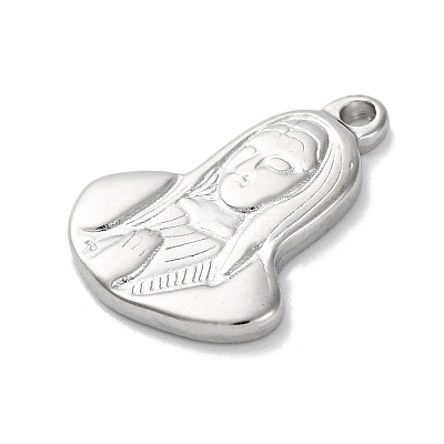 Anti-Tarnish 201 Stainless Steel Pendants LS-STAS-Q015-01P-1