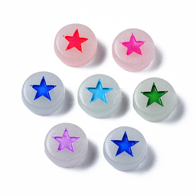 Luminous Gainsboro Acrylic Beads MACR-S273-63-1