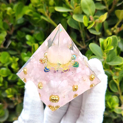 Orgonite Pyramid Resin Energy Generators PW-WG30CAA-01-1