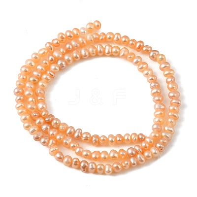 Natural Cultured Freshwater Pearl Beads Strands PEAR-L034-13B-1
