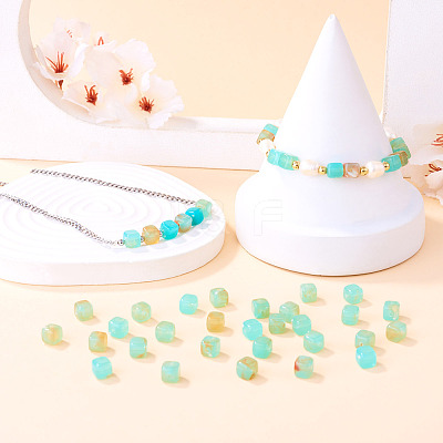 60Pcs Transparent Acrylic Beads OACR-TA0004-88F-1