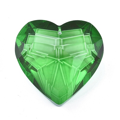 K9 Glass Rhinestone Pendants GLAA-Q087-M-1