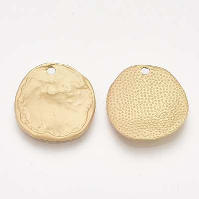 Smooth Surface Alloy Pendants PALLOY-T067-49MG-1