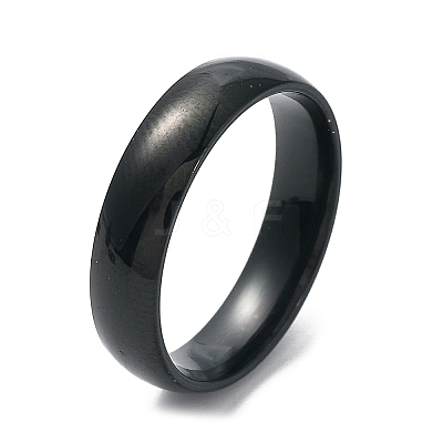 Ion Plating(IP) 304 Stainless Steel Flat Plain Band Rings STAS-I160-B-19mm-B-1