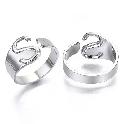 Alloy Cuff Finger Rings RJEW-S038-195S-P-NR-1