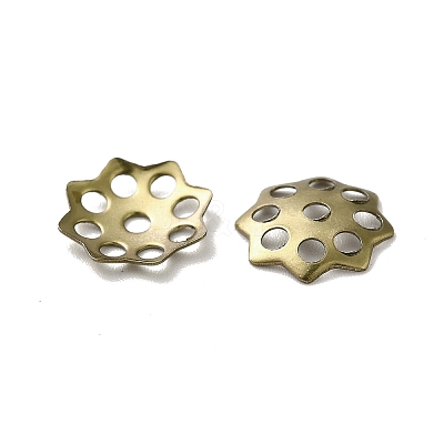 Ion Plating(IP) 304 Stainless Steel Bead Caps STAS-F075-23AB-1