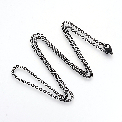 Electrophoresis Brass Cable Chains Necklaces X-MAK-R019-01-1