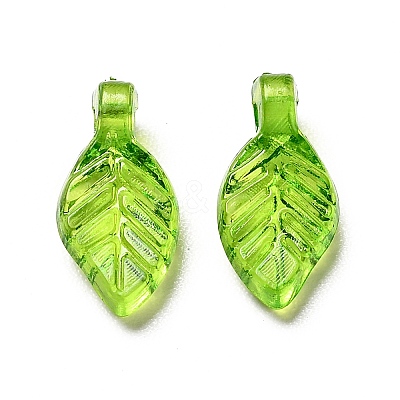 Transparent Acrylic Charms X-MACR-C009-12-1