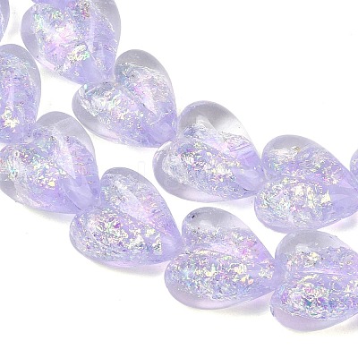 Handmade Foil Glass Beads DICH-C001-01D-1