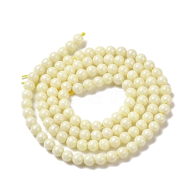 Cubic Zirconia Imitation Pearl Bead Strands ZIRC-P109-03A-05-1