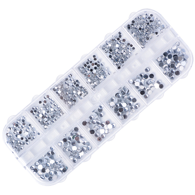 Acrylic Rhinestones Cabochons MRMJ-Q089-018-1