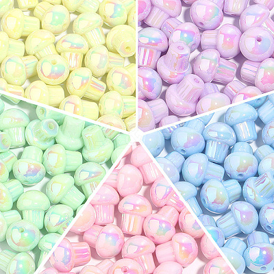 Opaque Acrylic Beads FIND-CJC0010-85-1