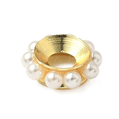 Brass European Beads KK-K293-49G-1