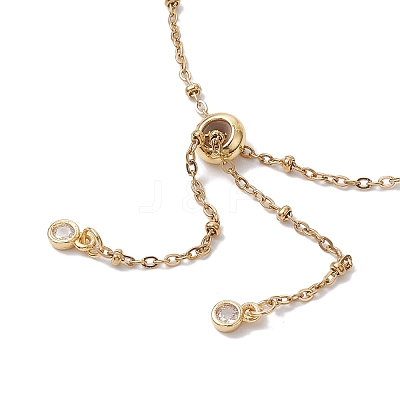 2Pcs 2 Colors 304 Stainless Steel Satellite Chain Bracelet Slider Making AJEW-JB01242-01-1