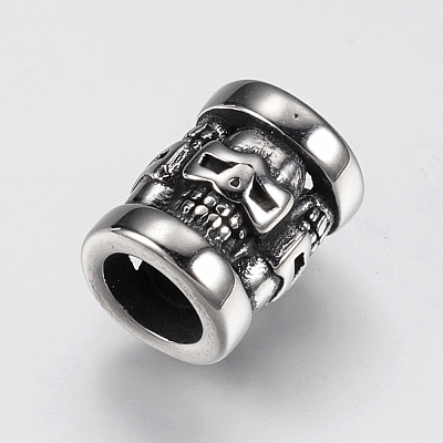304 Stainless Steel Beads X-STAS-F144-045AS-1