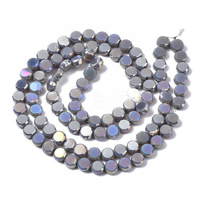 Electroplate Glass Beads Strands EGLA-Q125-002-A01-1