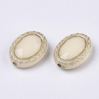 Plating Acrylic Beads LS-X-PACR-T008-06E-1
