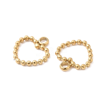 Ion Plating(IP) 304 Stainless Steel Charms X-STAS-Q215-02G-1