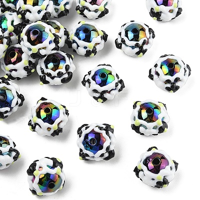 Opaque Acrylic Beads SACR-YW0002-78B-05-1