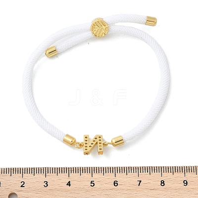 Adjustable Nylon Cord Bracelets X-BJEW-C096-01G-14-1