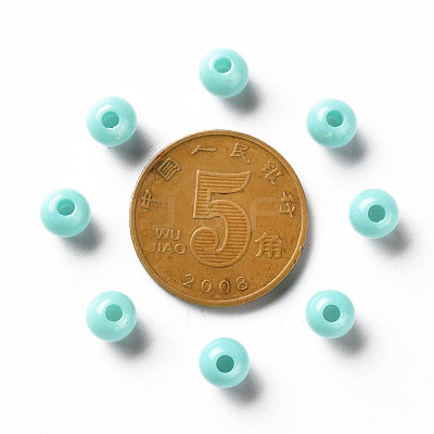 Opaque Acrylic Beads MACR-S370-C6mm-SS2107-1