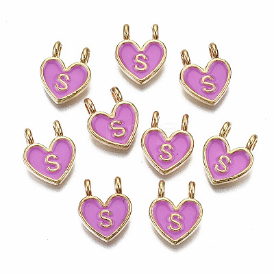 Alloy Enamel Charms X-ENAM-T012-02S-RS-1