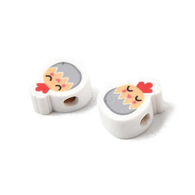 Easter Handmade Polymer Clay Beads CLAY-A006-01F-1