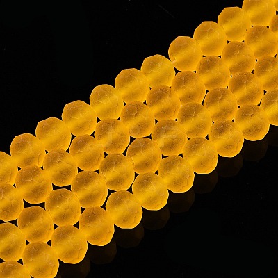 Transparent Glass Beads Strands EGLA-A044-T8mm-MD05-1