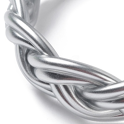 Plastic Cord Braided Stretch Bracelets BJEW-R313-01D-1