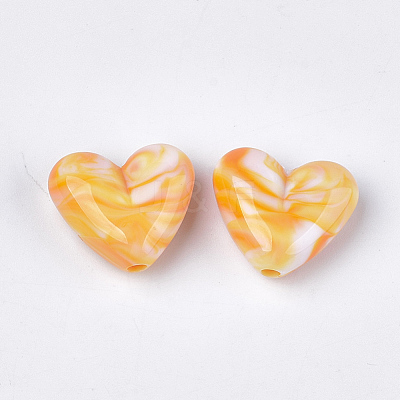 Acrylic Beads OACR-T009-15B-1