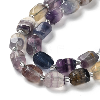 Natural Fluorite Beads Strands G-C105-A03-01-1