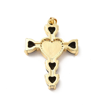 Rack Plating Brass Pendants KK-D087-14G-1