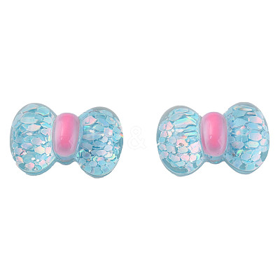 Transparent Epoxy Resin Cabochons CRES-N034-50A-1
