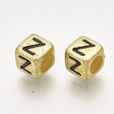 Acrylic Beads PB43C9308-G-Z-1