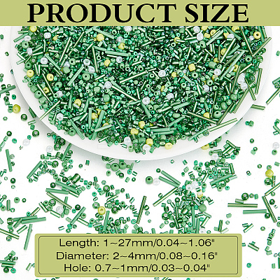 150G Glass Seed Beads SEED-ME0001-02-1