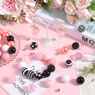 DIY Round Acrylic & Resin Bracelets Jewelry Kits DIY-SC0026-23-1