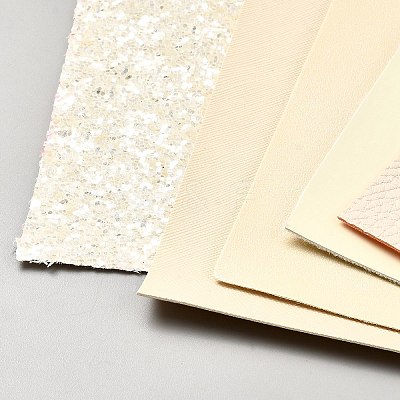 5Pcs PU Leather Fabrics DIY-WH20025-082A-1